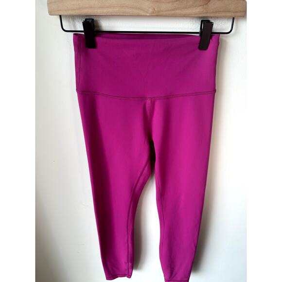 Lululemon Wunder Train High-Rise Tight 25" Size 4 Plum Purple - Picture 7 of 9